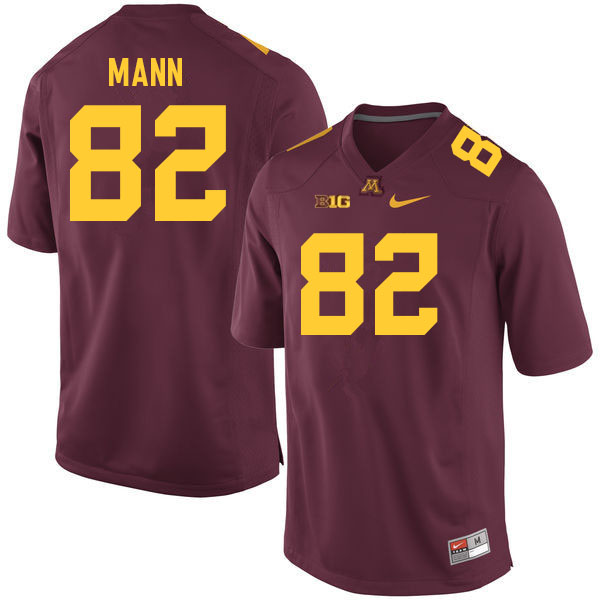 Men #82 Jonathan Mann Minnesota Golden Gophers College Football Jerseys Sale-Maroon - Click Image to Close